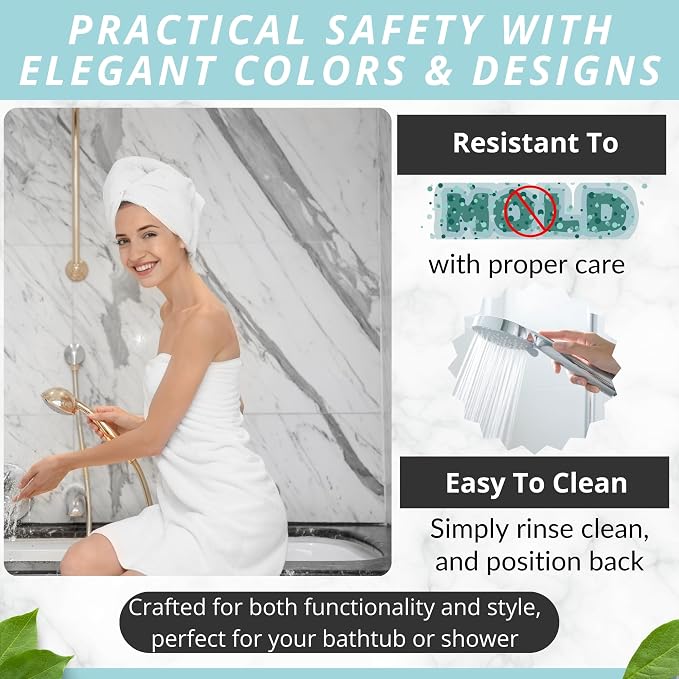 ENKOSI Bath Mat – Large 40 x 16 Inch Non-Slip Bathtub Mat - Image 5