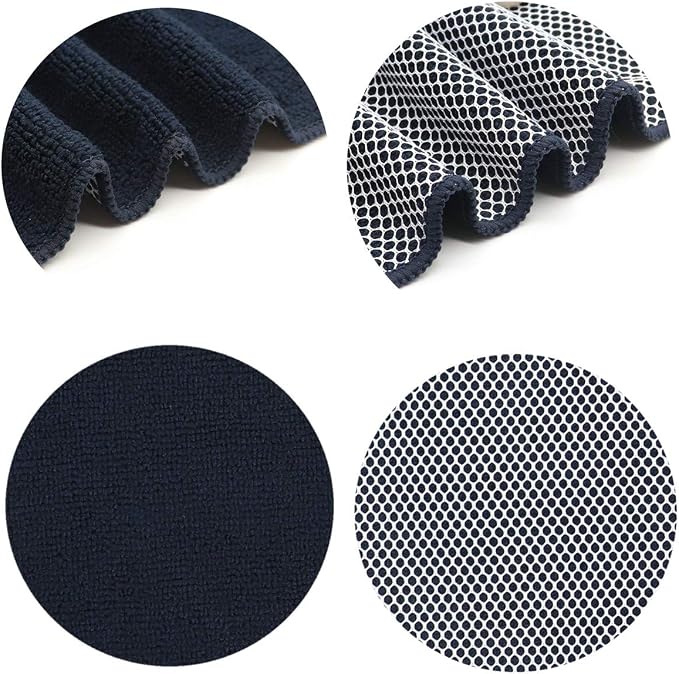 Microfiber Dish Cloths Fast Drying Kitchen Cleaning Cloth Dish Rags Dust Cloths - Image 6