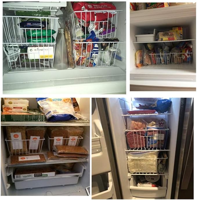 Upright Freezer Organizer Bins， Freezer Baskets - Image 6