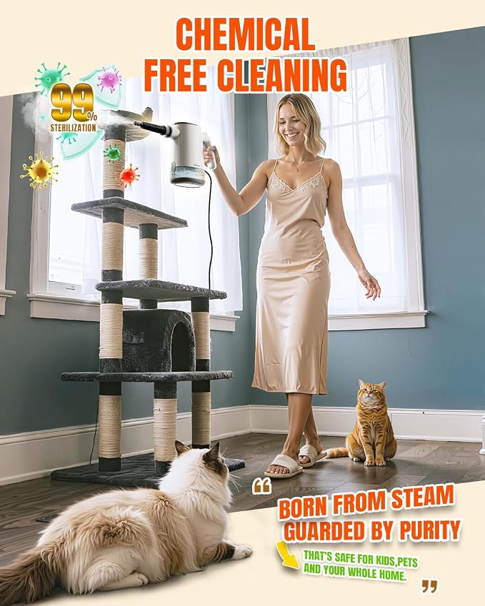 Handheld Steam Cleaner for Home, Portable Steamer Cleaner - Image 4