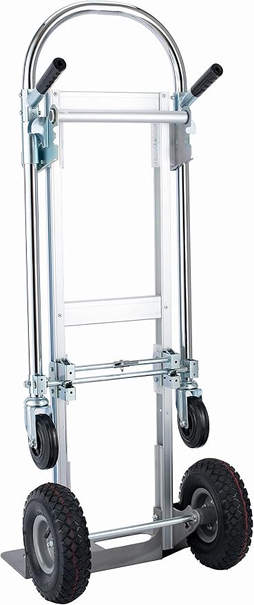 2 in 1 Aluminum Hand Truck Dolly 770lbs Weight Capacity Convertible Hand Truck - Image 5