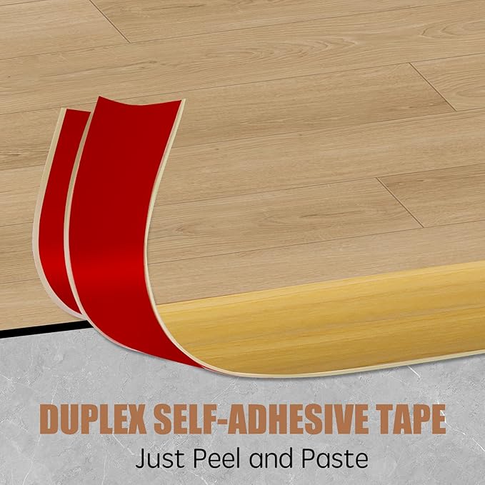 Floor Transition Strip Door Threshold 79" Floor Transition Reducer Trim on The - Image 5