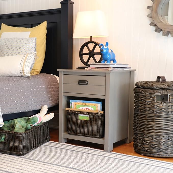 The Basket Lady Deep Pole Handle Wicker Storage Basket, 13.5 in L x 14 in W x 9 - Image 5