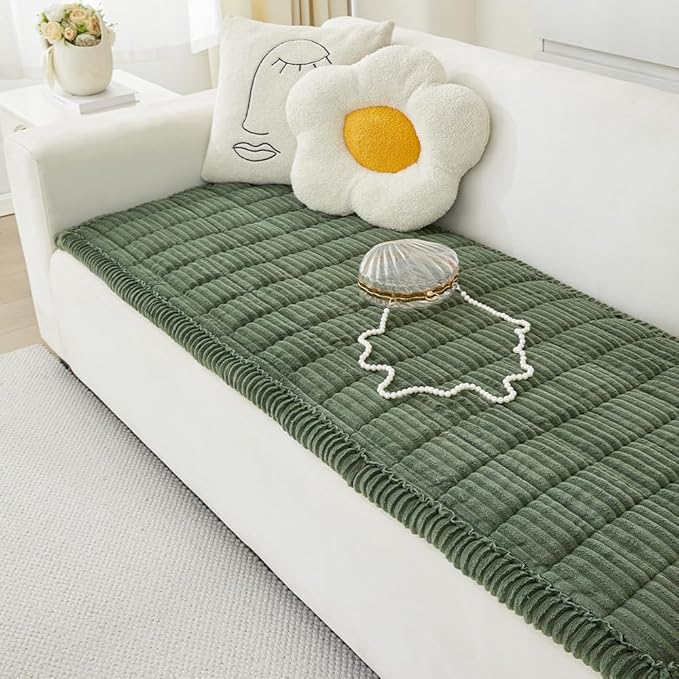 Couch Cover for Dogs Washable, Fuzzy Pet Couch Covers for 3 Cushion Sofa Pet by Awjcsv