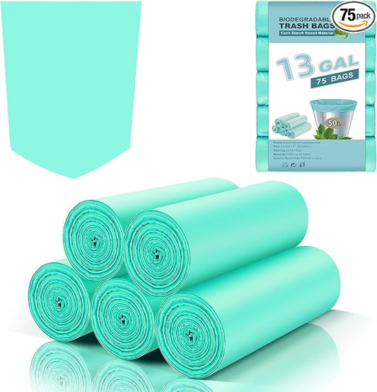 Biodegradable Trash Bags 13 Gallon Tall Kitchen by Inwaysin