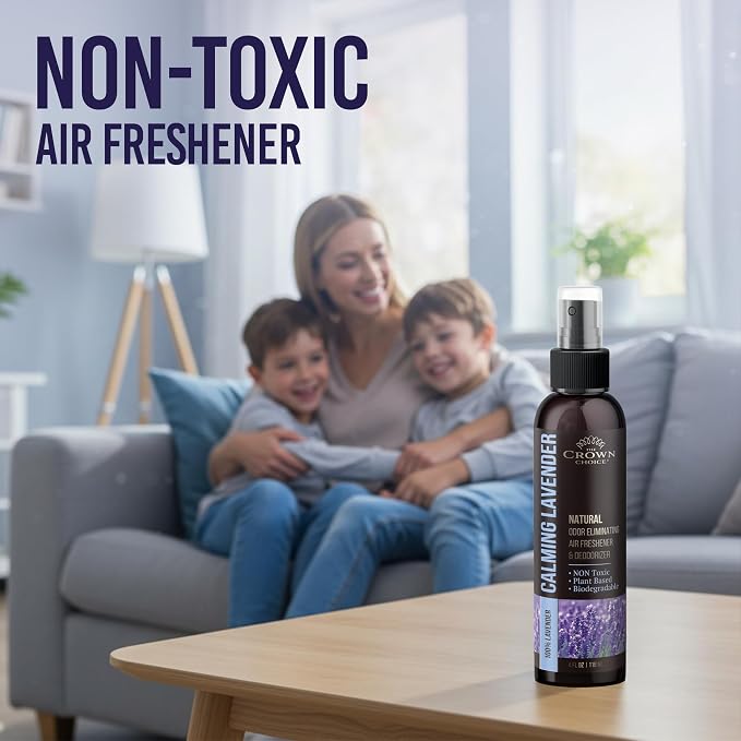 Non-Toxic Odor Eliminator, Natural Lavender Air Freshener Spray - Image 4