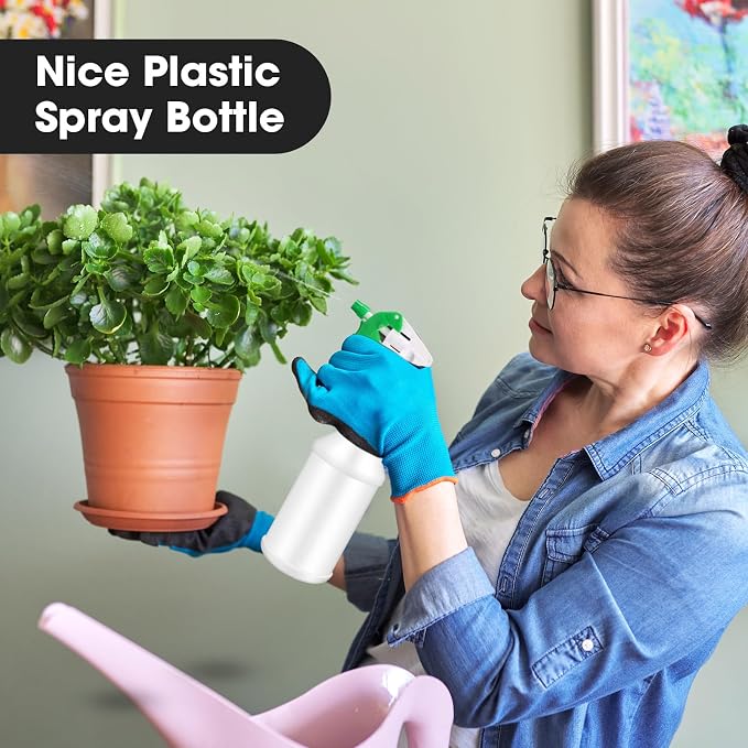 Eccliy 12 Pcs 16 Oz Plastic Spray Bottle, Adjustable Empty Reusable Sprayer - Image 6