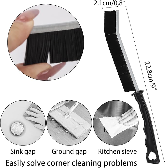 12Pcs Hard Bristle Crevice Cleaning Brush, Grout Cleaner Brush - Image 4
