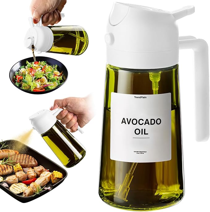 TrendPlain - Original 16oz/470ml Olive Oil Dispenser Bottle by TrendPlain
