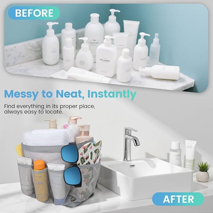 Shower Caddy for College Dorm Room Essentials for Girls - Image 7