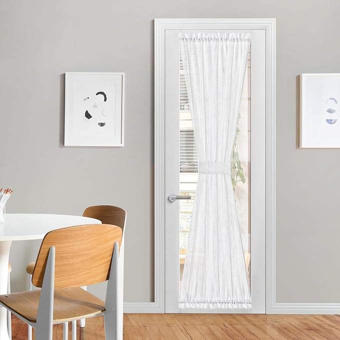 NICETOWN French Door Curtains for Sliding Glass, 80 inch Long Curtains for by NICETOWN