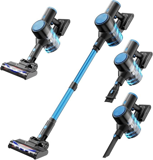 Cordless Vacuum Cleaner with 35kPa Suction Vacuum Cleaner, Lightweight Stick by Sweepcent