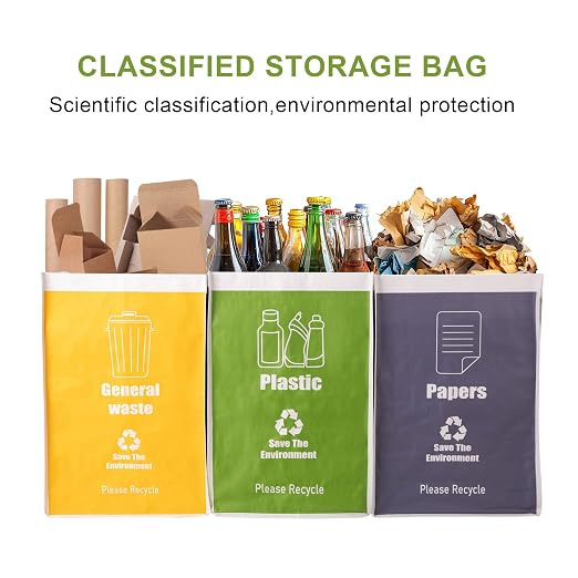 Recycle Waste Bag for Kitchen, Indoor Recycling Bins, Recycle Bins for Home - Image 6