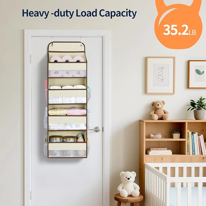 Yecaye Over The Door Organizer, Heavy Duty Hanging Organizers and Storage - Image 7
