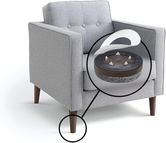 GorillaFelt CB270 Furniture Feet Floor Protectors/Felt Glides Tap On Felt - Image 5