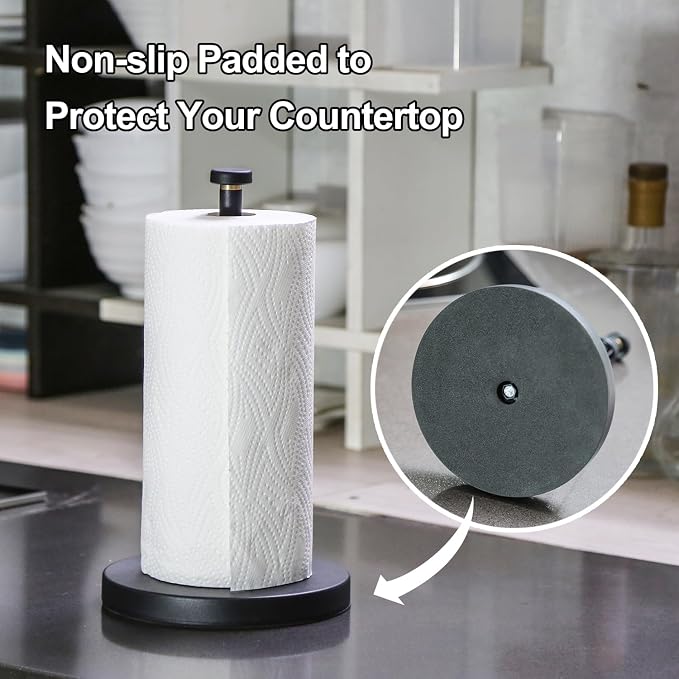 Paper Towel Holder Countertop, Standing Paper Towel Dispenser, Countertop - Image 5