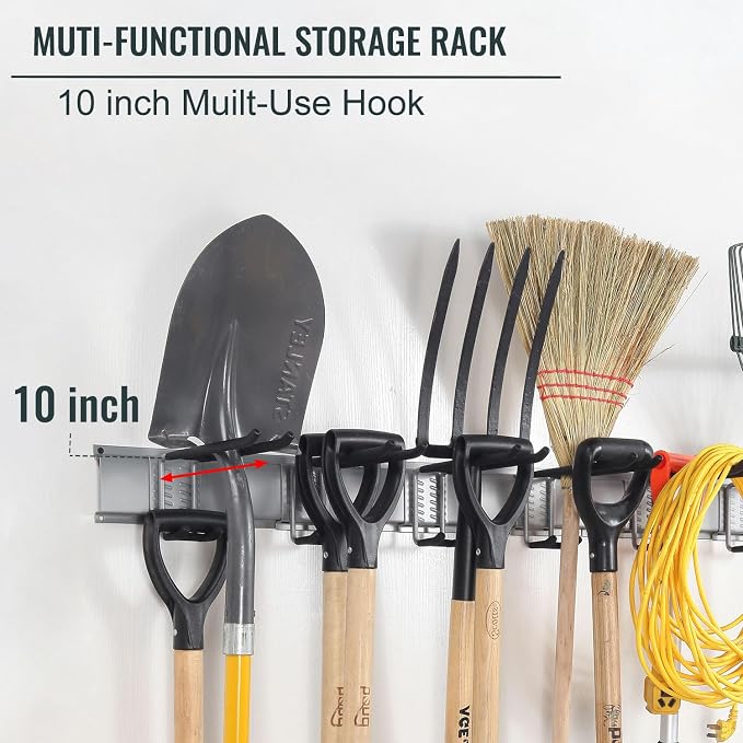Wall Mount Tool Storage Rack, Garage Organization, Heavy Duty Garage Storage - Image 5