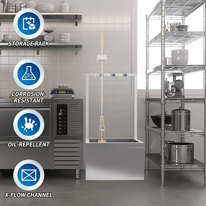 TONGMO Stainless Steel Floor Mop Sink, Mop sink - Image 5