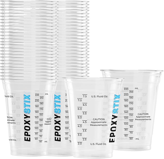 10oz Disposable Graduated Measuring Cups by EpoxyStix