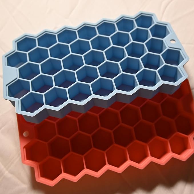 2 Pack Ice Cube Tray, Silicone Ice Trays - Image 4