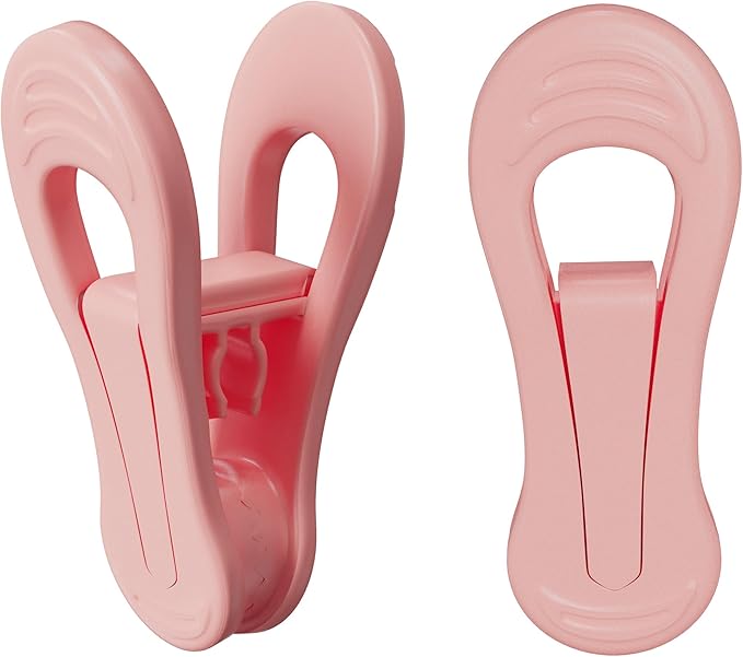 Pink Hangers Clips 60 Pack, Clothes Pins by TOFIIGREM