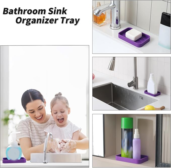 Silicone Kitchen Sink Organizer Tray - Image 3