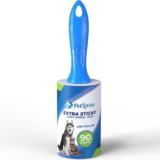 PetLovers Extra Sticky Lint Roller Single Unit 90 Sheets by PetLovers