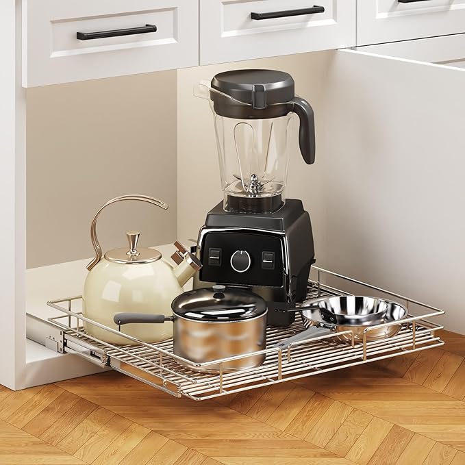Pull Out Cabinet Organizer 31½" W x 21½" D, Heavy Duty Cabinet Pull Out Shelves - Image 5