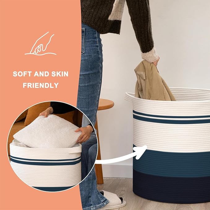 OIAHOMY 80L Laundry Baskets Hamper - Image 6
