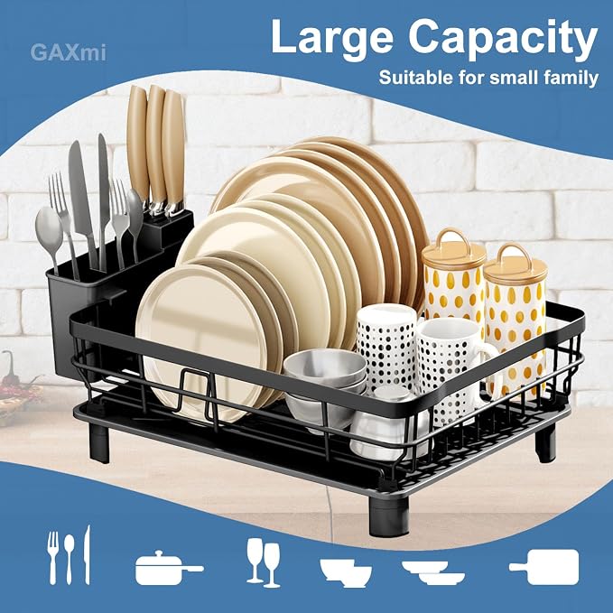 GAXmi Dish Drying Rack Over The Sink Drainer - Image 4