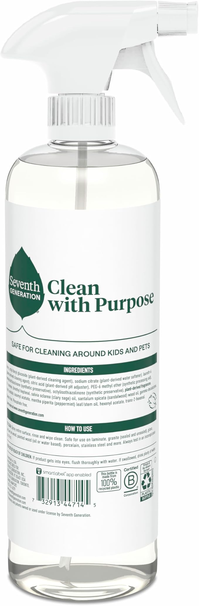 Seventh Generation All Purpose Cleaner, Fresh Morning Meadow Scent, Cuts Grease - Image 2