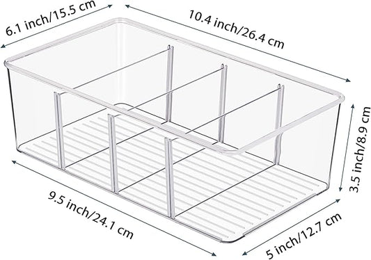 Vtopmart 4 Pack Food Storage Organizer Bins, Cabinet Organization and Storage - Image 2