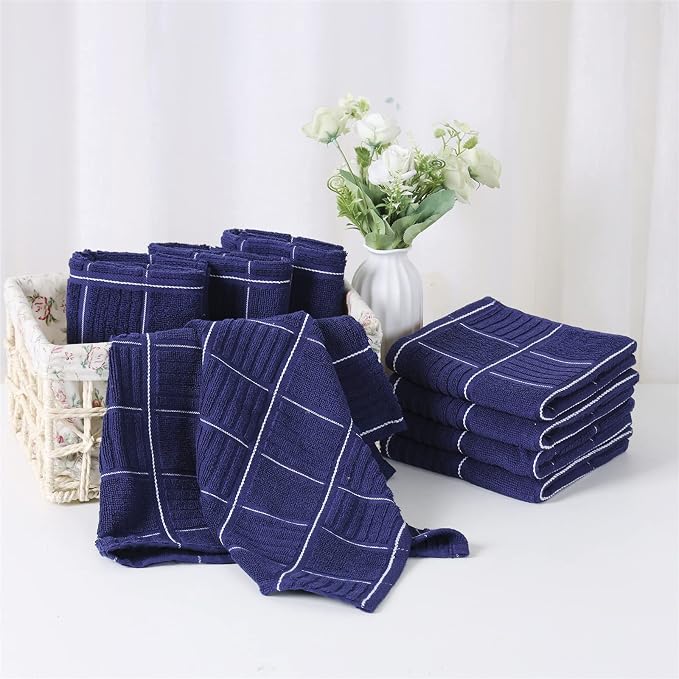 Glynniss Kitchen Towels and Dishcloths Set, Four Dish Towels 16x26 Inches - Image 4