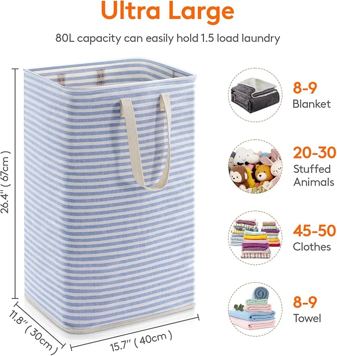 Lifewit Laundry Hamper Large Collapsible Laundry Basket, Freestanding - Image 3