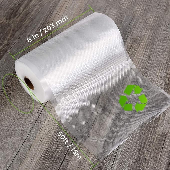 Vacuum Sealer Bags for Food，Seal a Meal Bags Rolls，11inx20 Rolls 2 - Image 7
