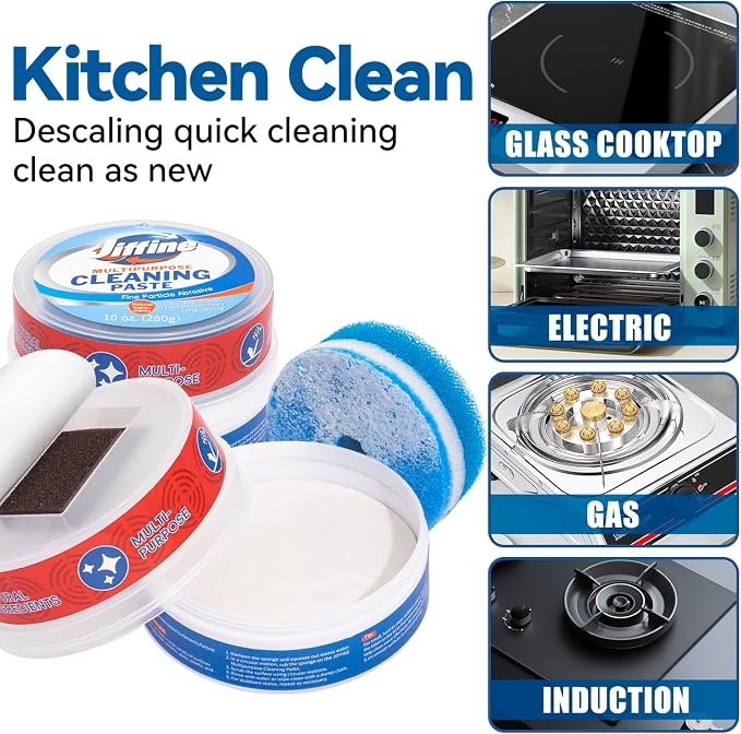 Cooktop Cleaner Paste, the Pink Of Stuff, Miracle All Purpose Cleaning Paste - Image 4