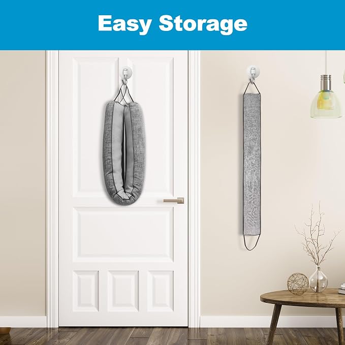 QUOLIX Triangle Under-Door Draft Stopper, 38 Inch Noise Blocker, Weighted - Image 7