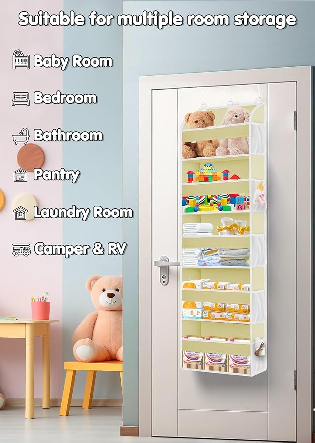 1 Pack Over The Door Storage Organizer - Image 7