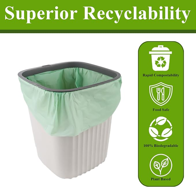 C Crystal Lemon 50 Count Biodegradable Kitchen Food Waste Bags - Image 5