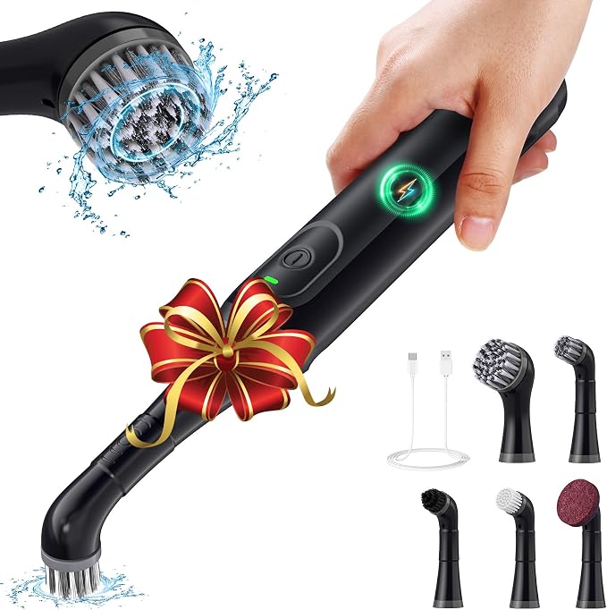 Sweepulire Rechargeable Electric Grout Brush, 2025 New Power Cleaning Brush by Sweepulire
