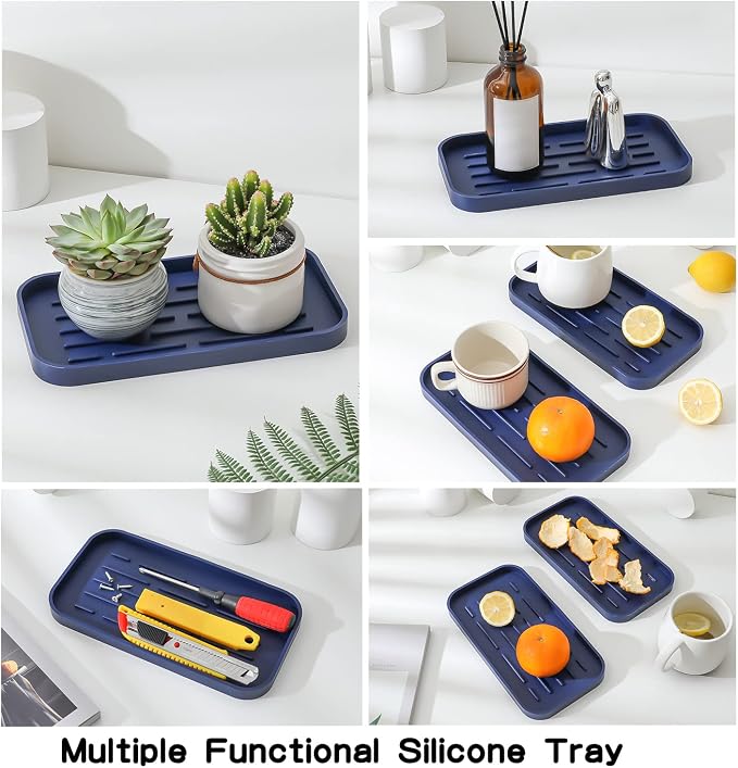 Silicone Kitchen Sink Organizer Tray - Image 5