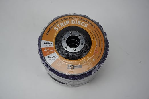 4-1/2" x7/8'' Stripping Discs Rust Remover Wheel Remove Paint and Oxidation - Image 7