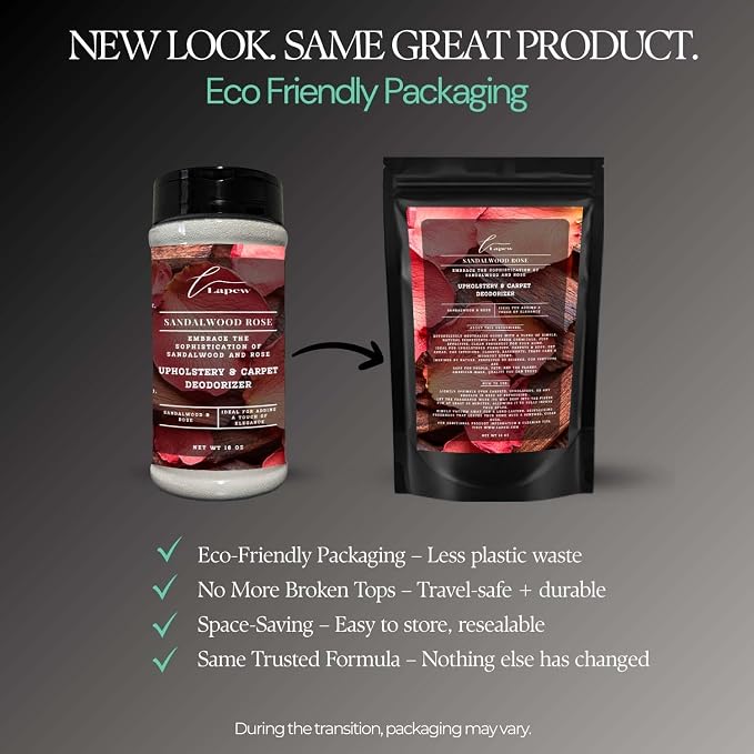 Sandalwood Rose Carpet Freshener Powder: Powerful Odor Eliminator - Image 2