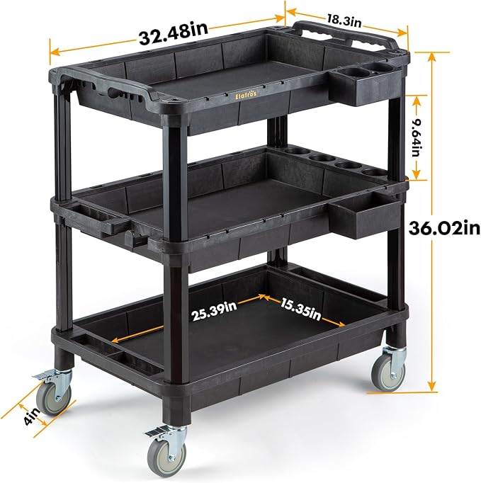 ELAFROS Multi-Use Utility Cart - Image 2
