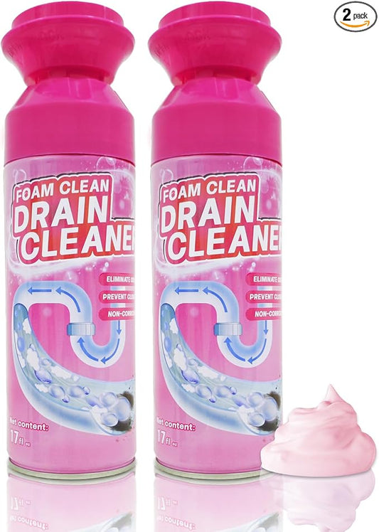 Foam Drain Cleaner, Drain Sink Cleaner and Deodorizer, Clog Remover by Unknown