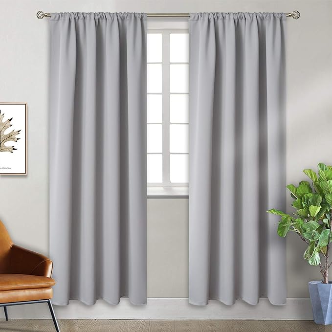 BGment Rod Pocket Room Darkening Curtains by BGment