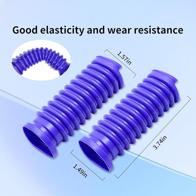 2 Pack Vacuum Lower Duct Hose Kit Compatible - Image 3