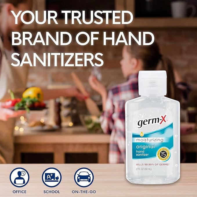 Germ-X Original Hand Sanitizer Gel, Mini Travel Size - Image 6