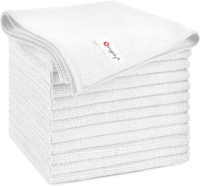 Orighty Microfiber Cleaning Cloth, 12 Pack Microfiber Towels by AllRightinOrighty