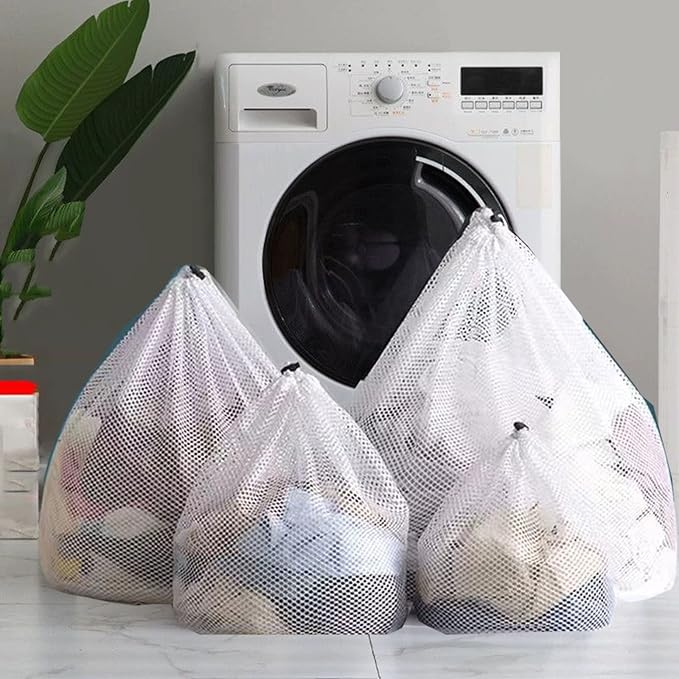 4Pcs Mesh Laundry Bags Washing Machine Mesh Wash Bags - Image 2